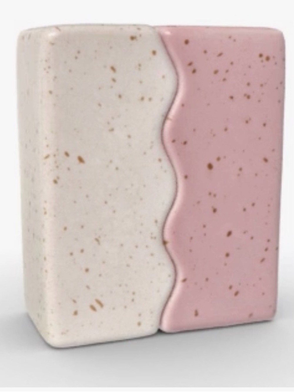 📦 Room Essentials Pink and Cream Salt & Pepper Shakers
